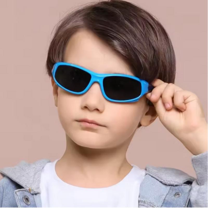 Kids Sunglasses Unbreakable Baseball Shades Outdoor Sports Goggle for Boys Girls Child Age 3-12 Cycling Sun Glasses