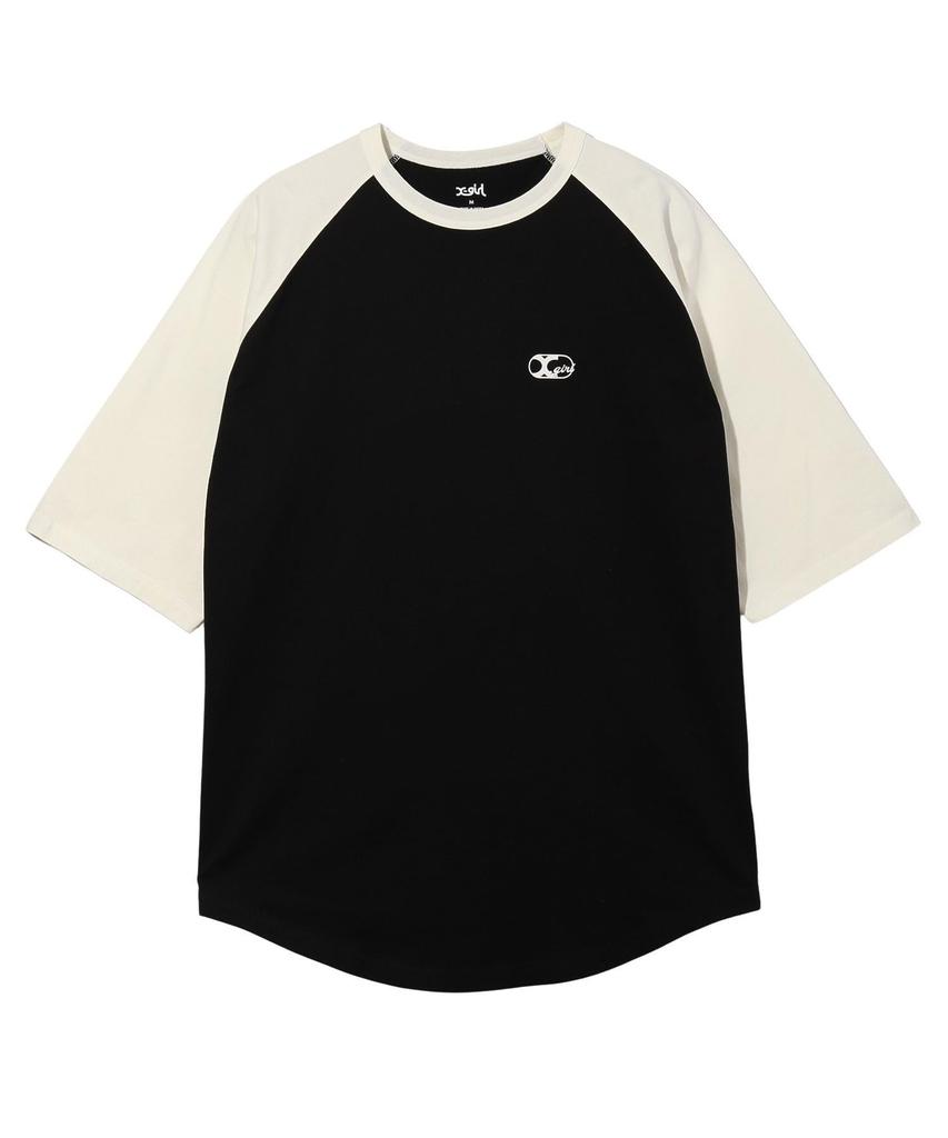 X-girl Women's College Logo B/B Tee Dress, Black