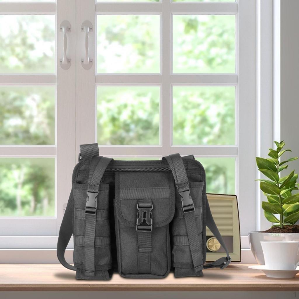 Men Messenger Riding Satchel Casual Lightweight Tablet Bag Outdoor Sports Crossbody Fishing