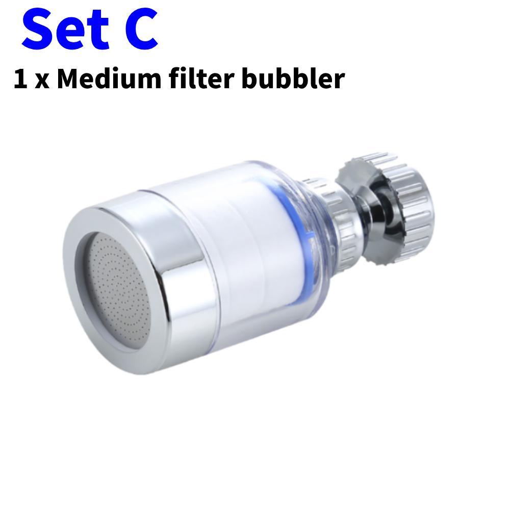 Faucet Filter Element Bubbler Water Filter Purifier For Bathroom Shower PP Cotton Remove Chlorine Heavy Metal For Kitchen Faucet