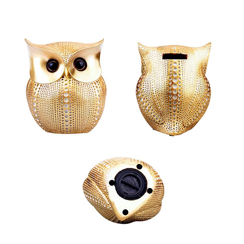 Piggy Bank Animal Statue Home Decor Piggy Banks To Save Sculptures And Figurines Living Room Decoration Desk Children's Gift Owl