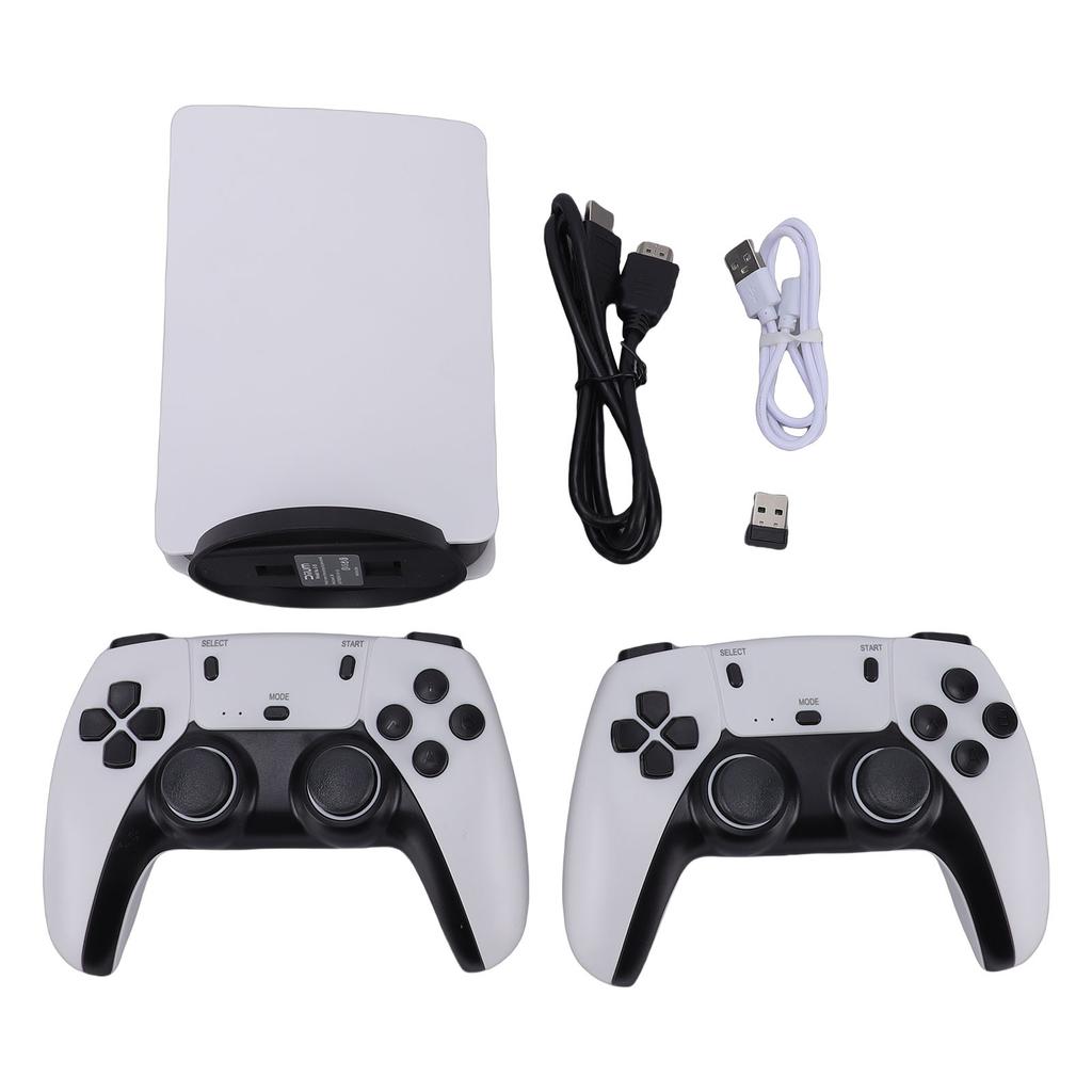 Gaming Console Plug and Play 4K HD Output Wireless Retro Game Console with Dual 2.4G Controllers 12 Emulators Multiple