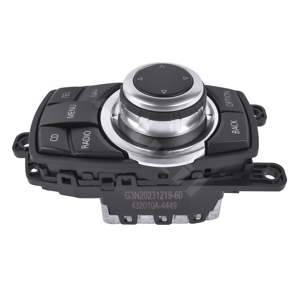 10Pin IDrive Media Switch Controller Knob 65829206446 65829206444 for BMW F10 F07 F11 F01 F02 F25 5/7/X3 Series 2007-2017