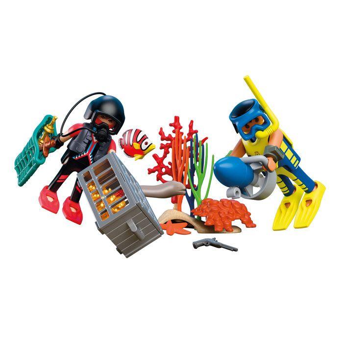 Playmobil 72078 Policiers plongeurs et trésor