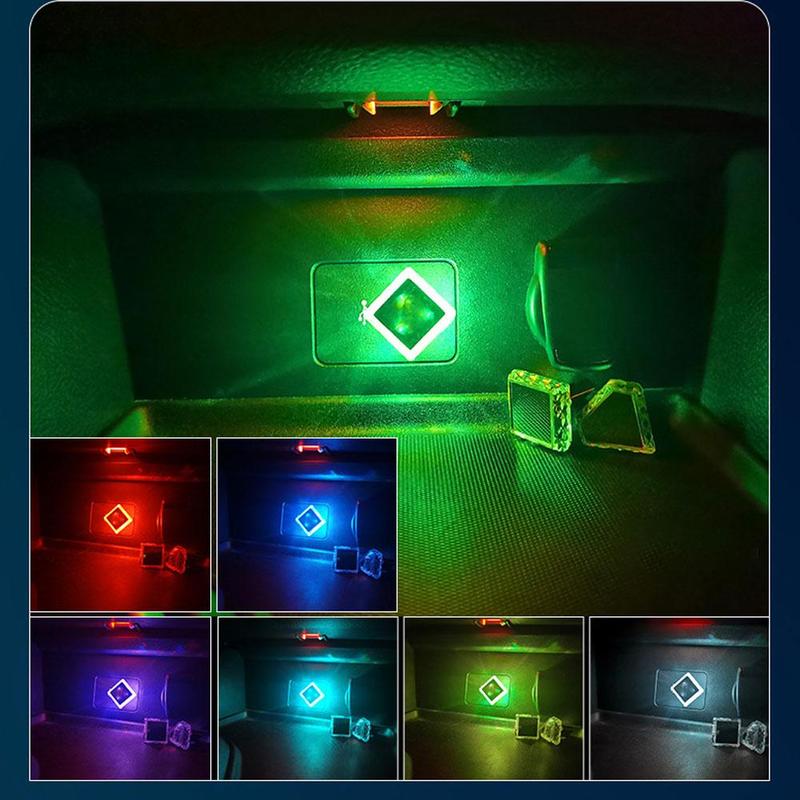 Multicolor USB/Type-C Car Ambient Lighting Car Interior LED Atmosphere Lights for Car Decoration,Easy Installation