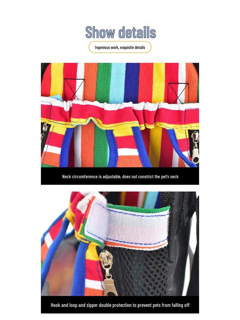 Outdoor Pet Front Carrier Bag: Portable, Four-Leg Design, Ideal for Cats and Dogs