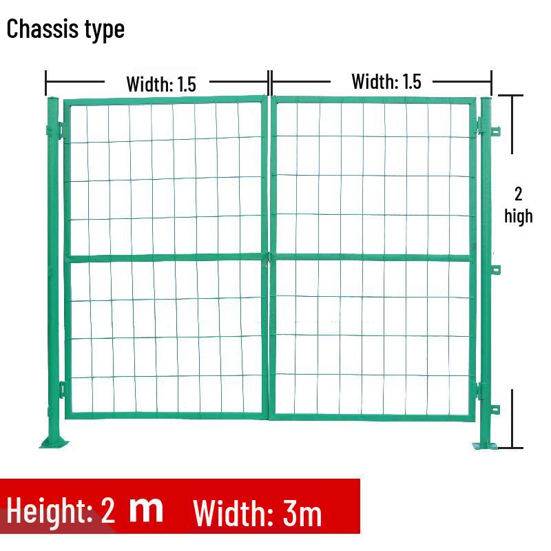 Anti-Theft Mesh Iron Door for Orchard and Courtyard Fence