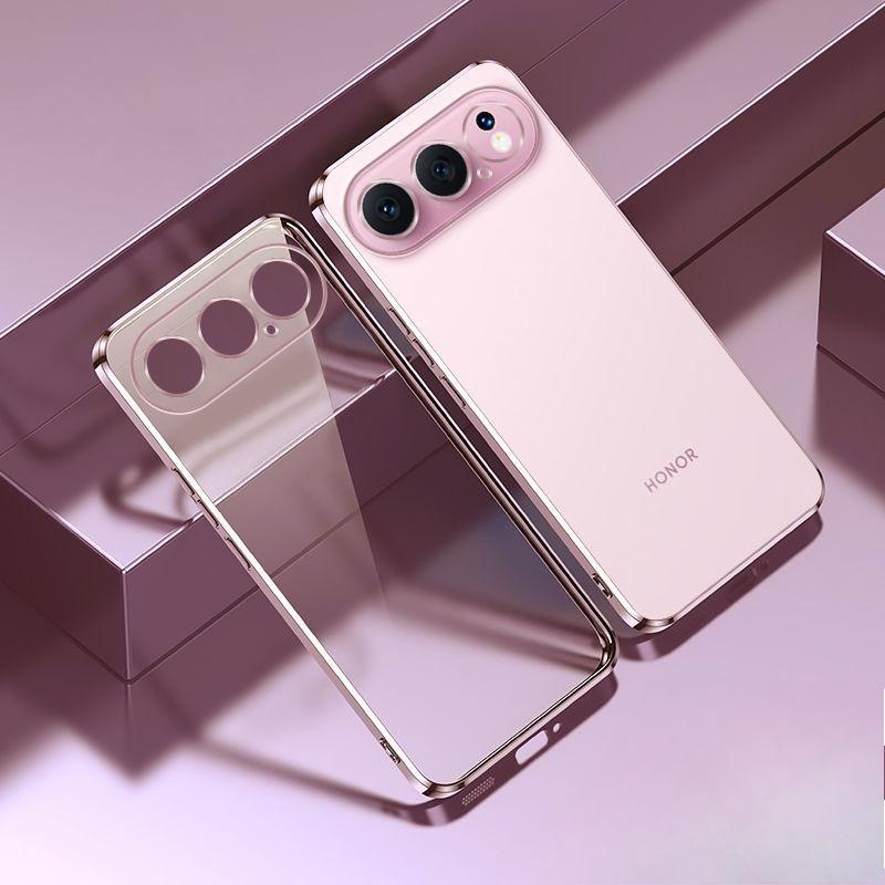 For Honor 500 Pro Ultra-thin Plating Silicone TPU Case For Honor500 500pro Electroplating Transparent Shockproof Back Cover