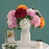 1/3PCS Artificial Flowers Fake Silk Hydrangea Bridal Wedding Decoration Vase Home Accessories Christmas Household Products Diy