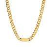 Bold Hip-Hop Titanium Steel Necklace: Gold Exaggerated Clavicle Chain