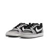 Nike Court Borough Low Premium Comfortable Versatile Non-Slip Durable Low-Top Casual Shoes Kids Sneaker Black Gray 845881-005