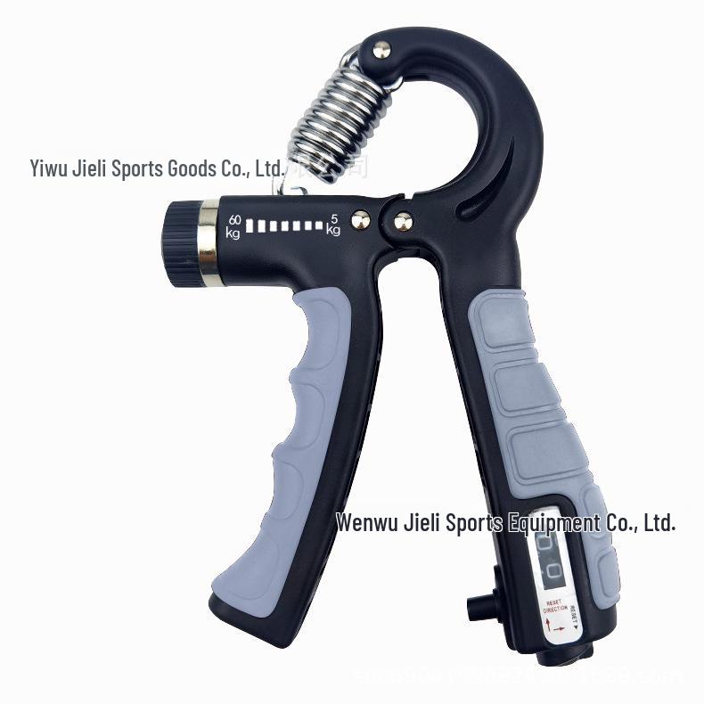 Adjustable Fitness Gripper with Extended Handle for Muscle and Finger Rehabilitation