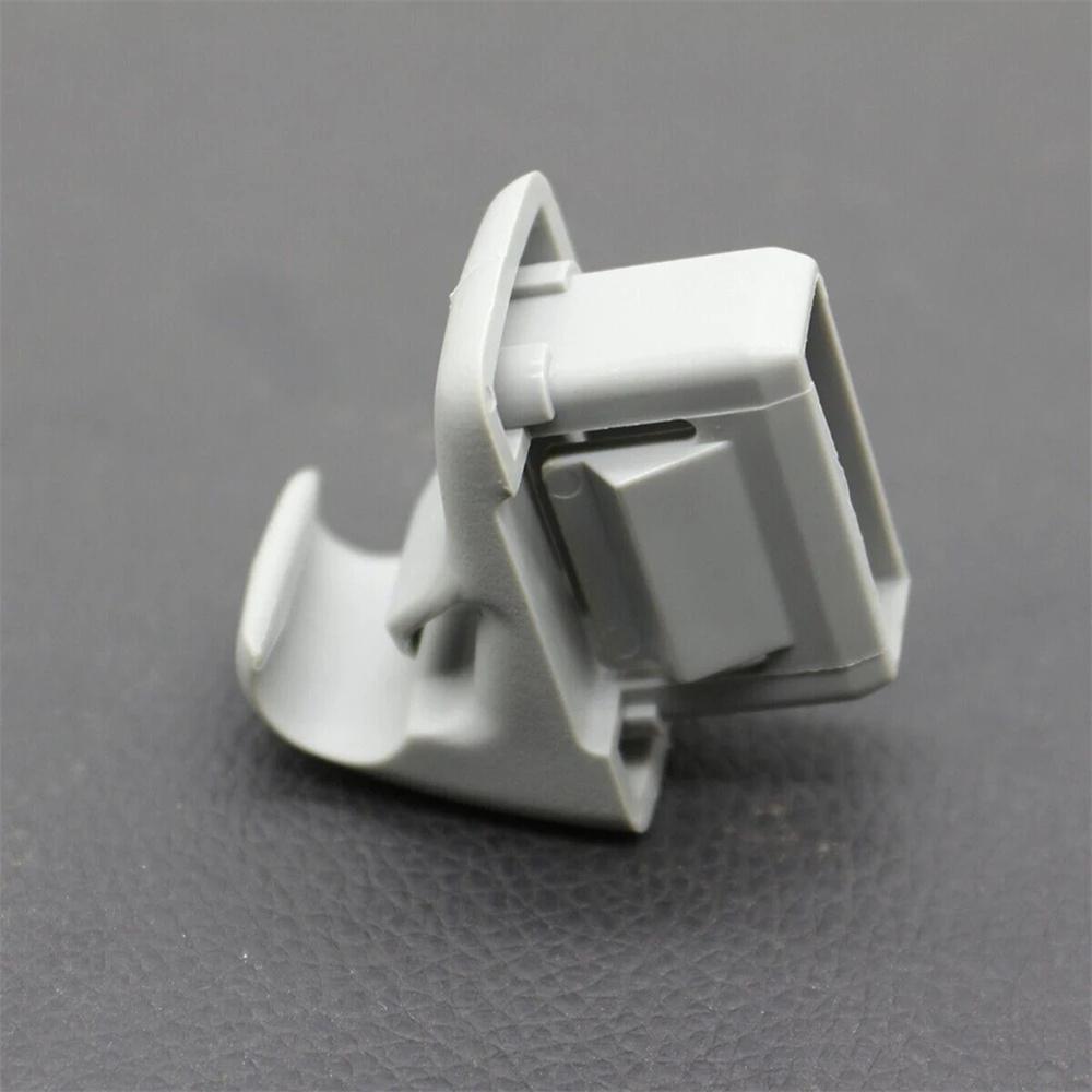 2Pcs Sun Visor Holder Clip Grey MR654343 For Mitsubishi Lancer Outlander Sport ASX