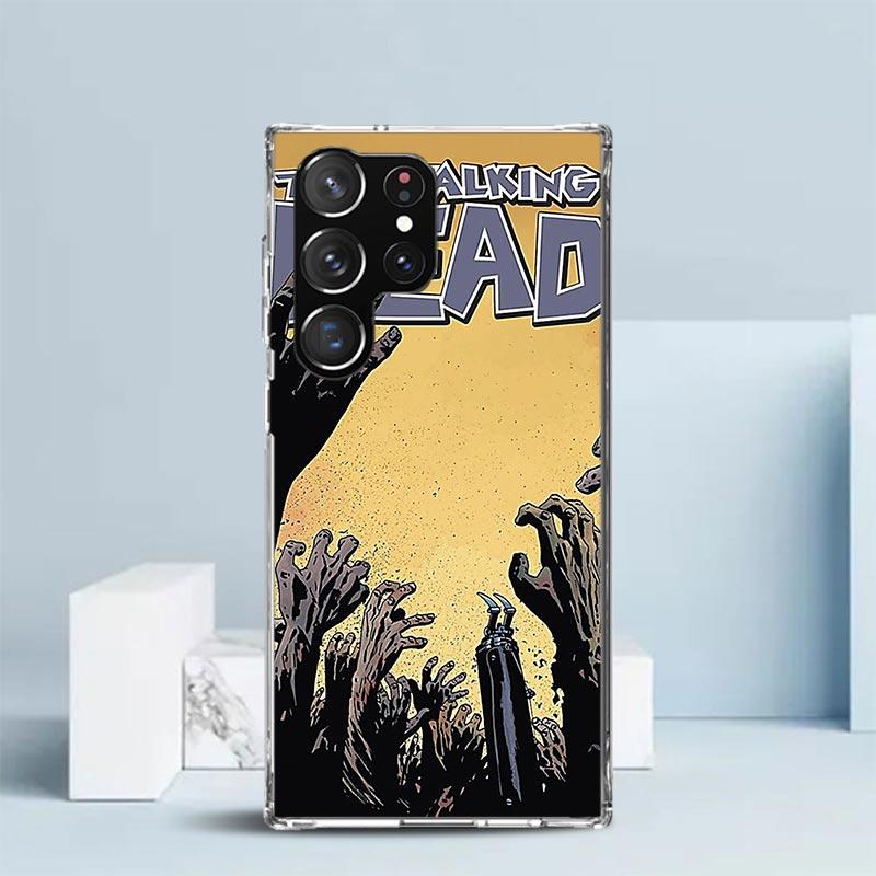 The Walking Deads TV Phone Case For Samsung Galaxy S24 S25 Edge S26 Ultra S22 S23 Plus S21 + S20 FE Soft TPU Back Cover Galaxy S