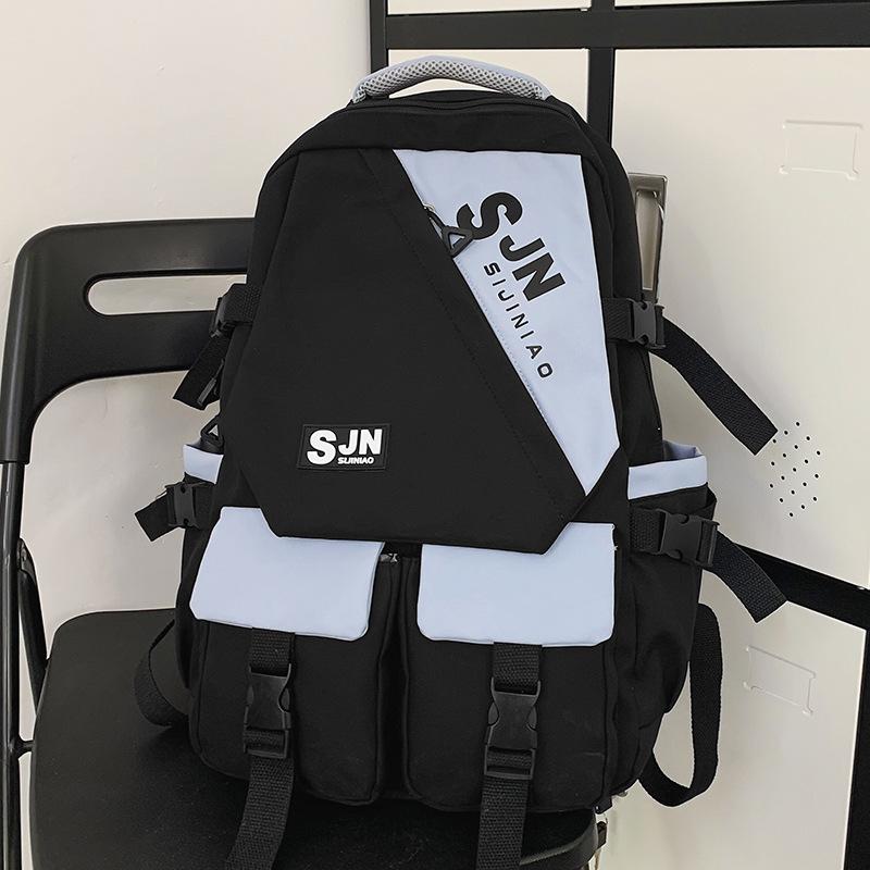 

Schoolbags Children Elementary School Students Girls Junior High School Students High School Students Boys Splicing Backpacks