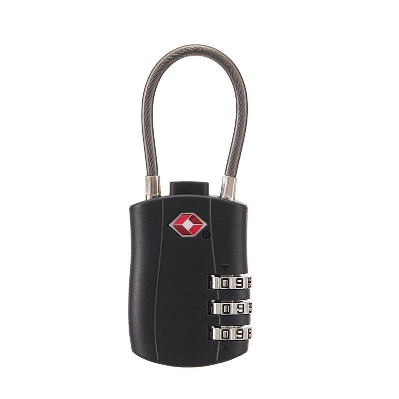 3-Digit TSA Approved Padlock for Luggage, Backpack, Drawer, and Storage