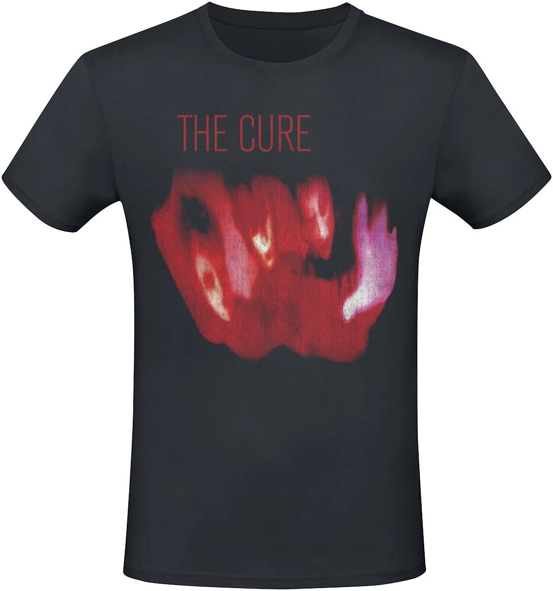 

The Cure Gothic Flame TShirt Unisex PostPunk Band Tee Perfect for Fans To Show Love for UK Gothic Rock with Artistic Design 4XL