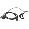 2 Way Radio Headset Universal 2Pin Headset with Collar Clip G Shape for Baofeng BF‑888S UV5R