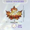 Fall Tree Decorations And Ornaments Suncatcher Leaves Suncatcher Leaves Ornaments For Thanksgiving Party Home Garden Indoor