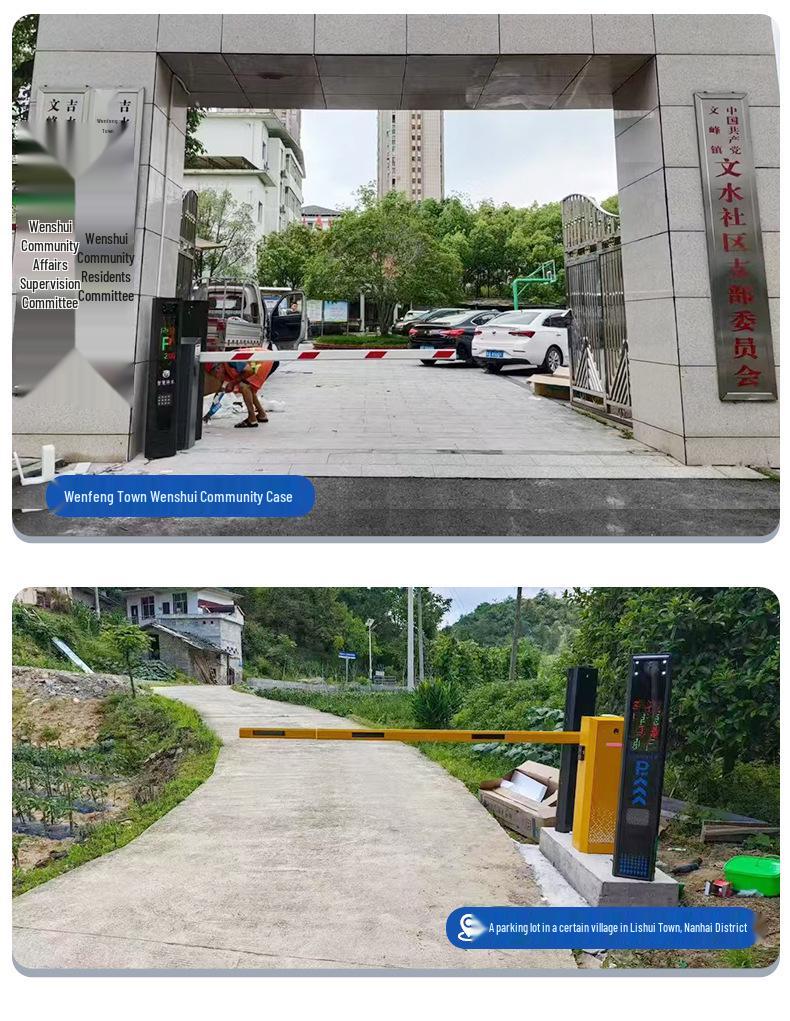 Tundajiean Vehicle License Plate Recognition Automated Parking Barrier Gate System.