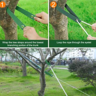 10PCS Tree Support Straps for Guying Staking Newly Planted Sapling Straight and Hurricane Protection,Heavy Duty Stake Straps