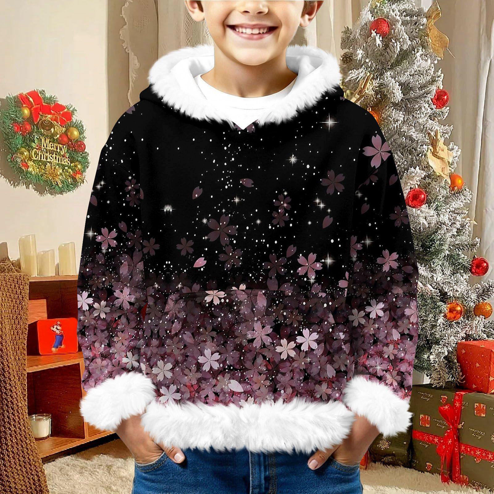 

Дитячий світшот для дівчаток і хлопчиків з довгим рукавом, легке повсякденне худі, вільний зручний світшот 150 рожевий