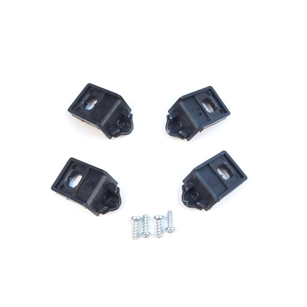 EHL25+EHL26 Headlight Holder Mount Repair Bracket Tab Set Left Right Side for VW Touran MK1 2003-2010 Caddy MK3 2004-2010 Pre-Facelift 1T0998225
