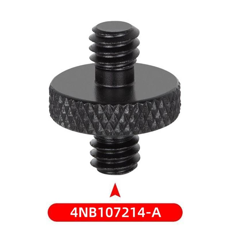 Double Headed Adapter Screw 1/4" Male To 1/4" or 3/8" Male Threaded Adaptor for Tripods Fill Light Stand Camera Cage