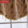1PC Nuan Series Luxury Jacquard Curtain Head Beads Decorative Window Valance for Living Room Bedroom Home Decor