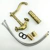 Life System Antique Mixing Faucet Faucet 2 Handles Wash Basin Long Faucet Hand Wash Basin Tall Faucet Hand Wash Bowl Cross Handle SK51