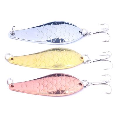 Metal Kaşık Payetler Spinner Cazibesi, İplik Yapay Kaşık Balıkçılık Cazibesi