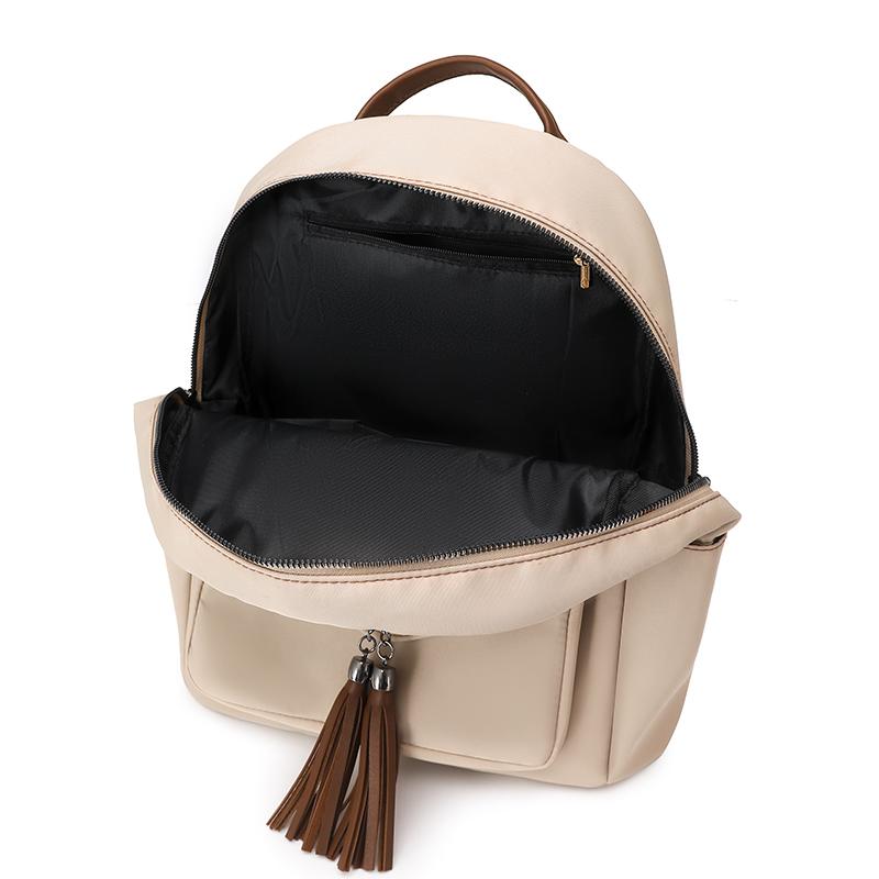 Tassel Large Capacity Outdoor Female Backpack Student Schoolbag