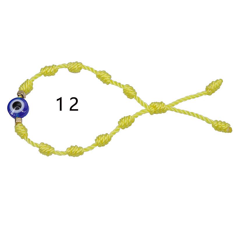 Evil Eye Crystal Beaded Adjustable Bracelet for Boys & Girls