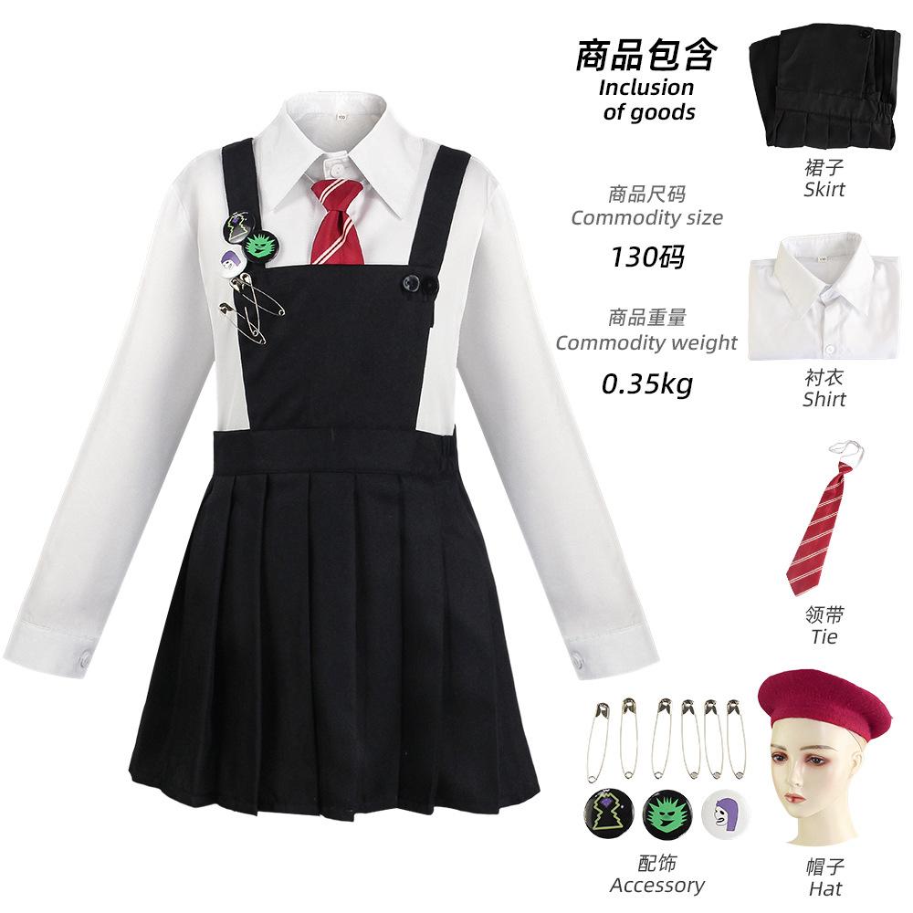 Movie Matilda Cosplay Costume Girls School Uniform Coat Skirt Roald Dahl s Matilda the Musical Halloween Cosplay Outfit for Kids Kids 110