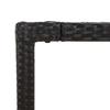 Vidaxl 5-Cz. Garden Furniture Set With Cushions, Black, Poly Rattan