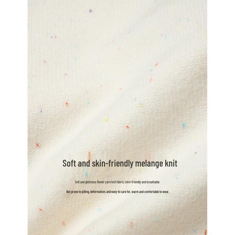 INMAN Women's Cute Pet Embroidered Round Neck Cardigan Sweater