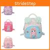 Adorable Cartoon Children's Backpack Girls Kindergarten Lightweight Pu Bag Breathable
