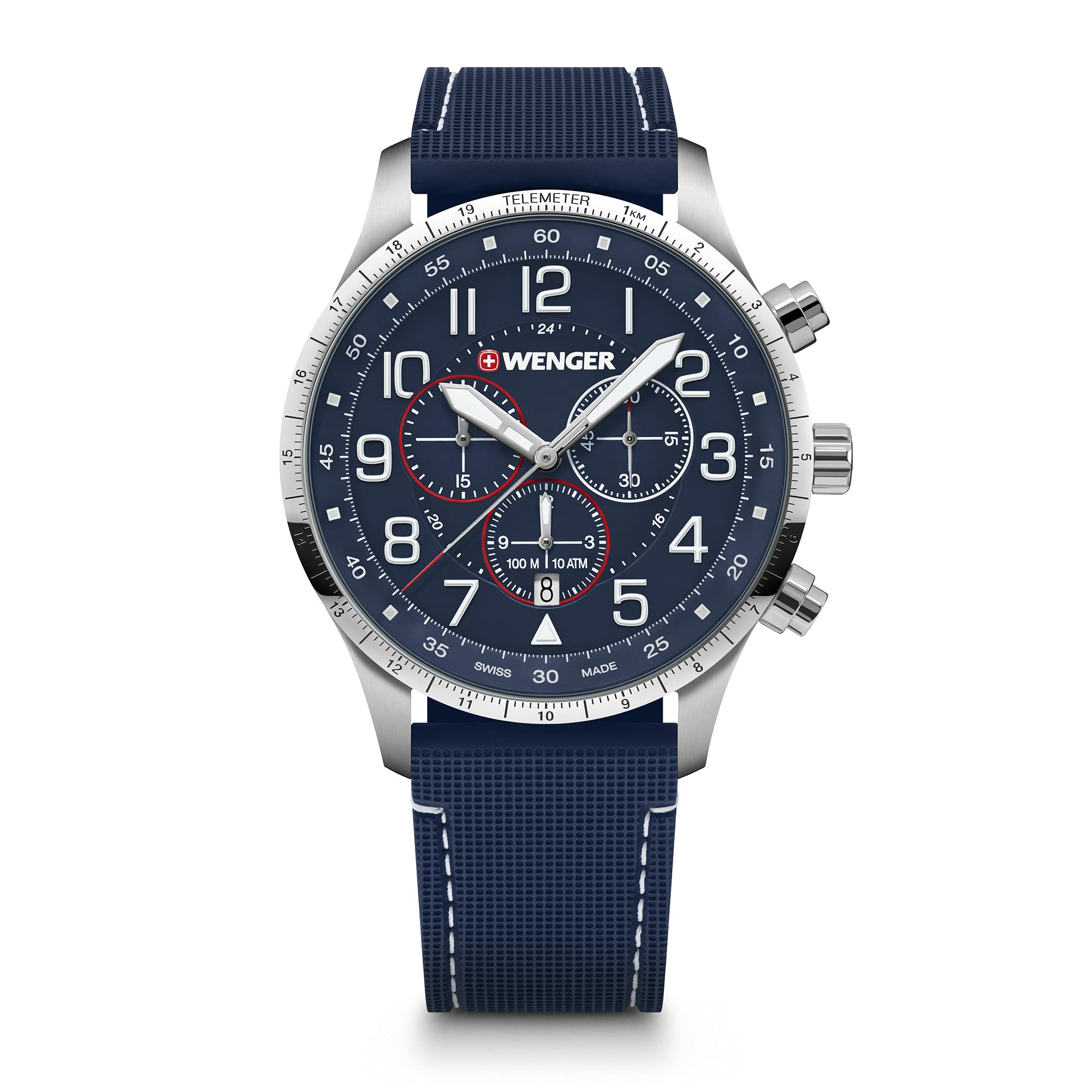

WENGER Watch ATTITUDE CHRONO Gift Quartz 01.1543.117 []