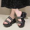 Fashion 9CM Women Platform Slippers Sandals Thick Sole Slipper Woman Outdoor Chunky Slides Summer Casual Beach Flip Flops Zapatos Mujer
