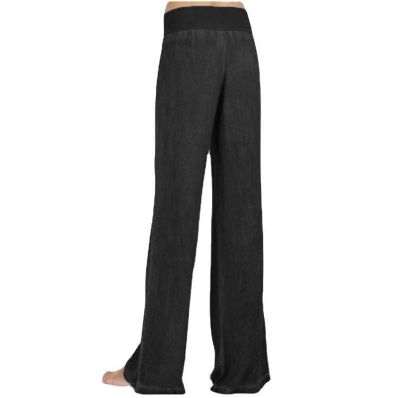2022 Europeo y Americano Talla Grande Mujer Casual Pantalones Delgados  Pantalones de Pierna Ancha Pantalones comprar a buen precio — entrega  gratuita, reseñas reales con fotos — Joom