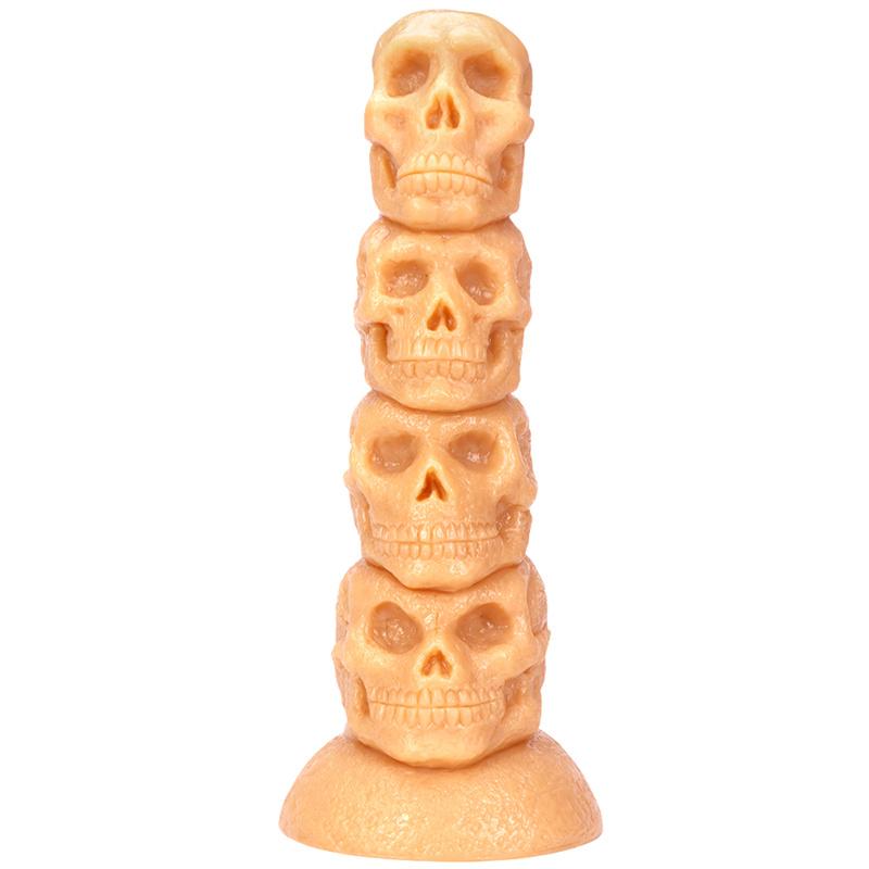 11cm Skull Oversized Anal Plug Penis Shaped Anal Plug Alternative Anal Dilator Huge Chrysanthemum Masturbation Device