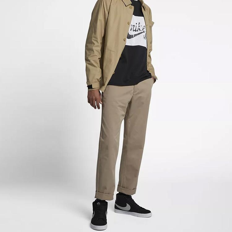 Men's Nike SB DRI-FIT FTM Khaki Casual Pants/Trousers 937987-235