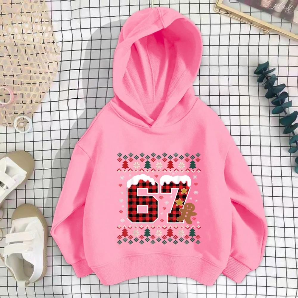 Six Seven Printed Kids Clothes Outfits Funny 6 7 Memes Pullover Hoodie Girls Boys Fashion Casual Pullovers