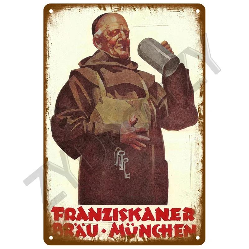 1 pièce Plaque Métallique Bière: Affiche Drôle avec Marque de Rhum Vintage - Art Métallique pour Décoration Murale Accrocheuse dans les Bars, Pubs, Clubs