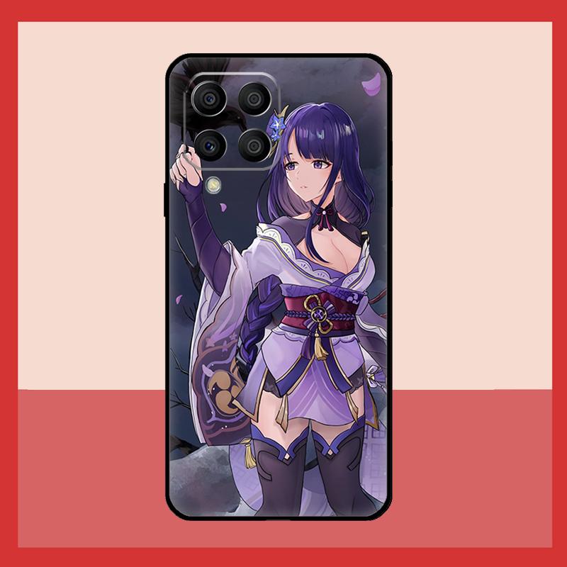 Genshin Impact Raiden Shogun Baal Case For Samsung Galaxy M56 M12 M06 M32 M52 M35 M55 M15 M11 M13 M14 M16 M36 M31 M53 M34 M54