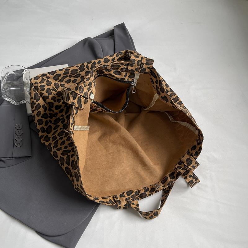 Сумка-тоут с леопардовым принтом — фото 11