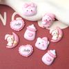 DIY Pink Bear Resin Accessories - Cute Cartoon Hair Decorations