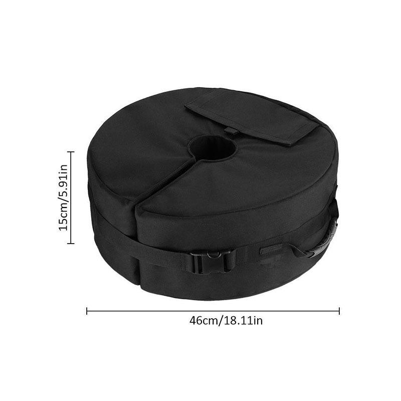 Portable Outdoor Umbrella Base Sandbag - Round & Stabilizing Tent Weight