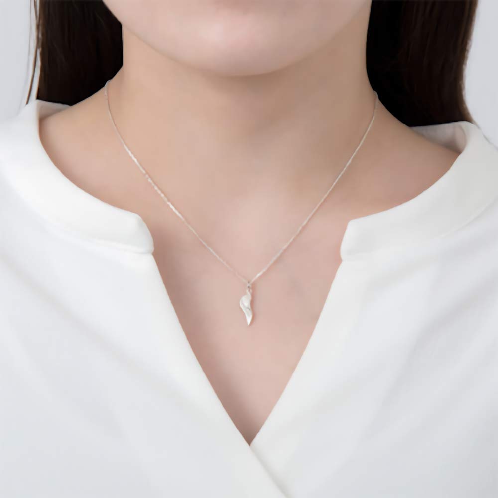 Ikebukuro West Gate Park Goods Necklace Feather Necklace Kyoichi Makoto Feather Motif Silver Unisex Accessories Present [U-Treasure] Men's Women's