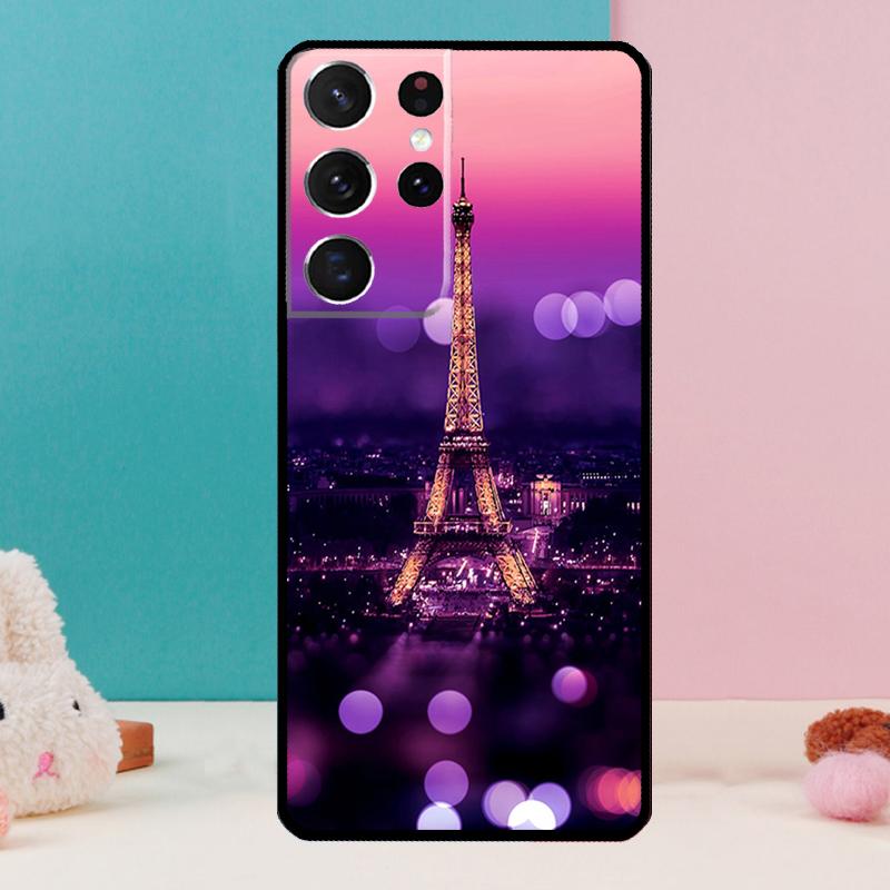 France Eiffel Tower In Paris Phone Case For Samsung Galaxy S25 S24 S23 S22 S21 Ultra S9 S10 S20 Plus S24 FE Funda Cover